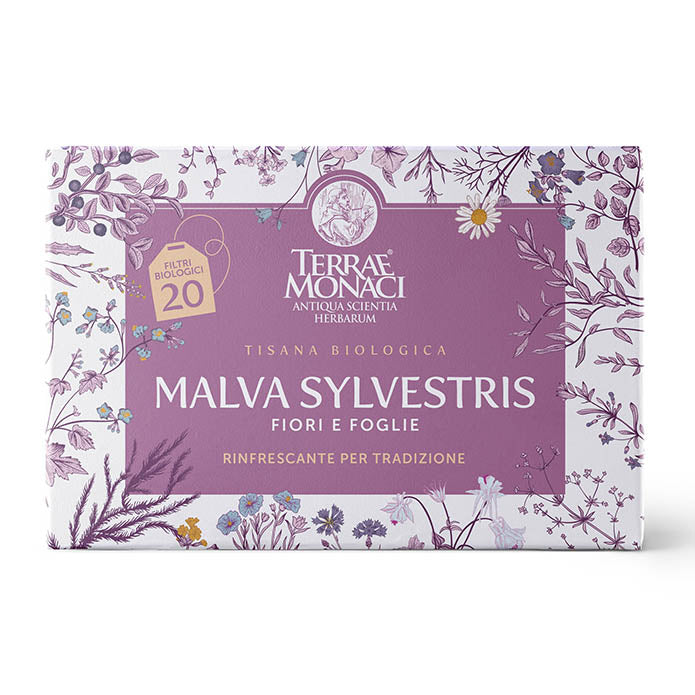 MALVA SYLVESTRIS - Tisana Biologica - Terrae Monaci