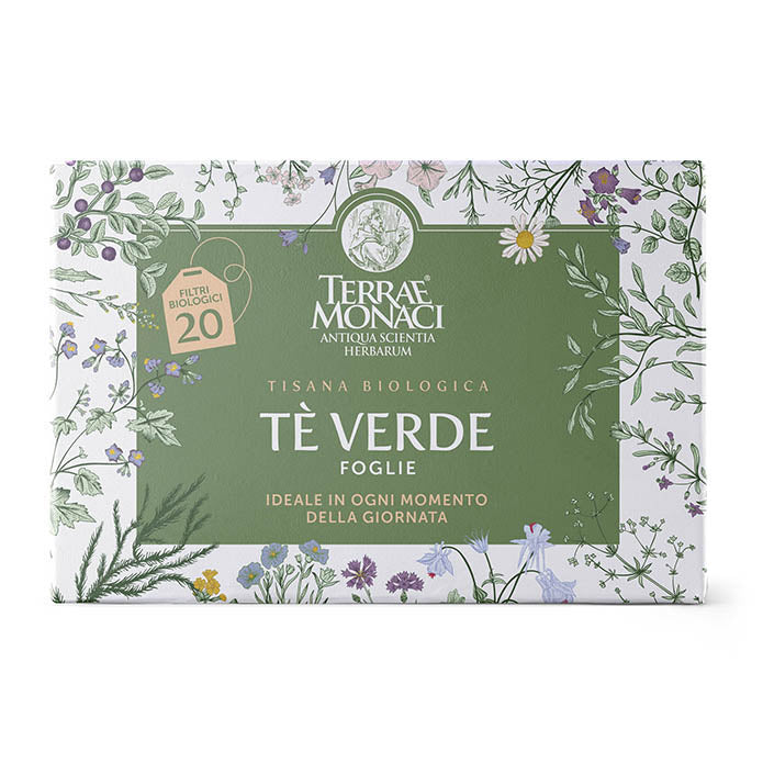 TÈ VERDE - Tisana Biologica - Terrae Monaci