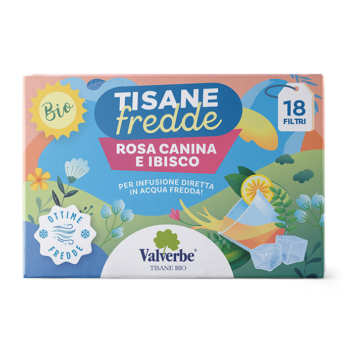 ROSA CANINA E IBISCO - Tisane Fredde